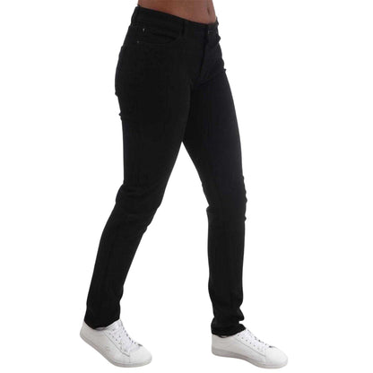 Denim - Front - Emporio Armani Womens-Ladies J18 Denim Skinny Jeans