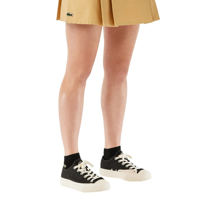 Black-White - Pack Shot - Lacoste Womens-Ladies Backcourt 2.0 Suede Trainers