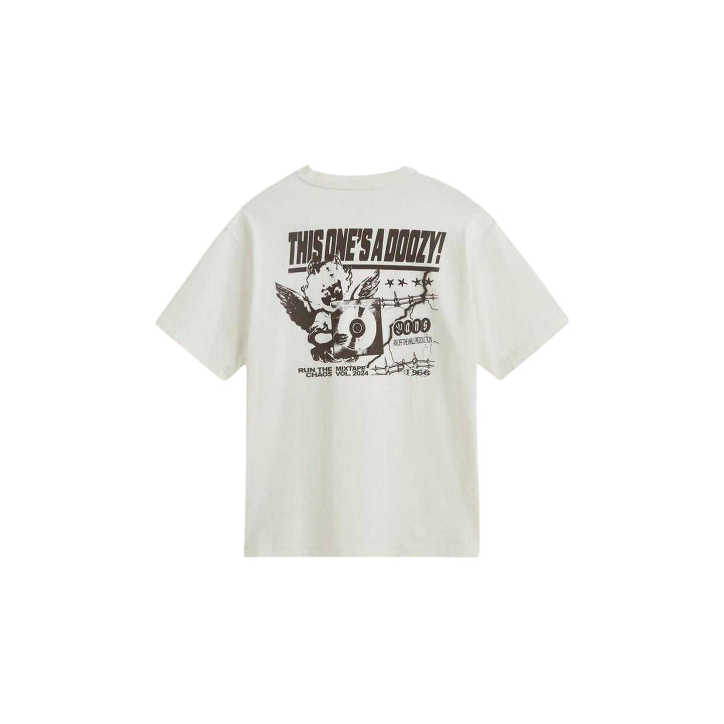 Marshmallow - Back - Vans Mens Earthbound Graphic Loose Fit T-Shirt