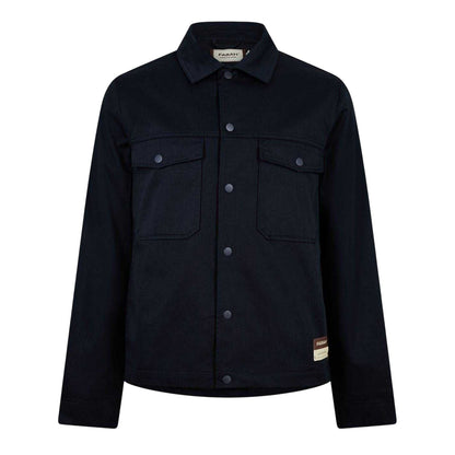 Navy - Front - Farah Mens Dillinger Bomber Jacket