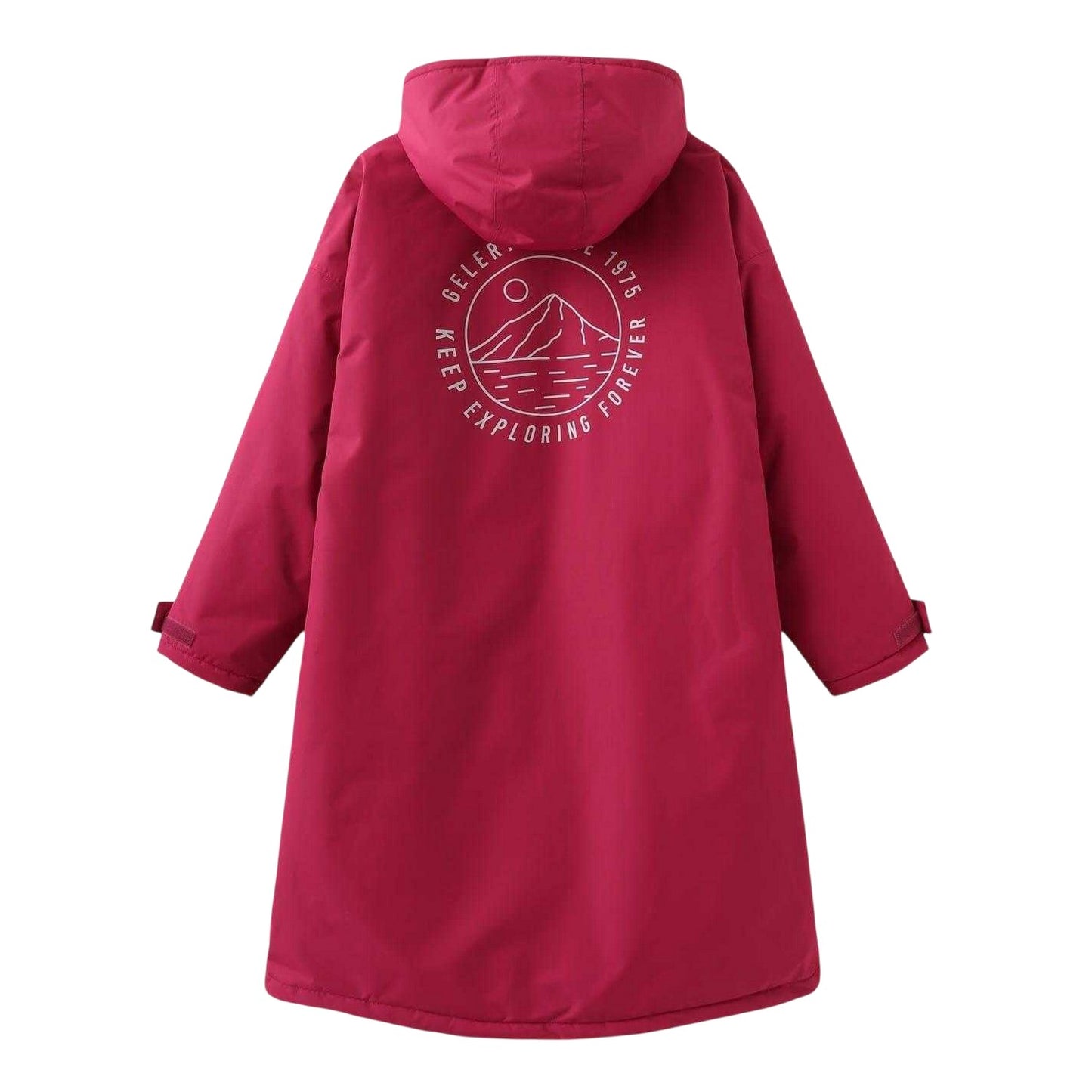 Pink - Back - Gelert Childrens-Kids Changing Robe