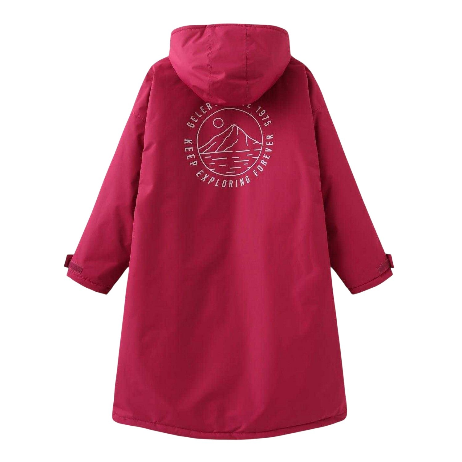 Pink - Back - Gelert Childrens-Kids Changing Robe