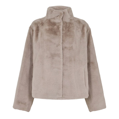 Ash - Front - Velvet by Graham & Spencer Womens-Ladies Velvet Parka