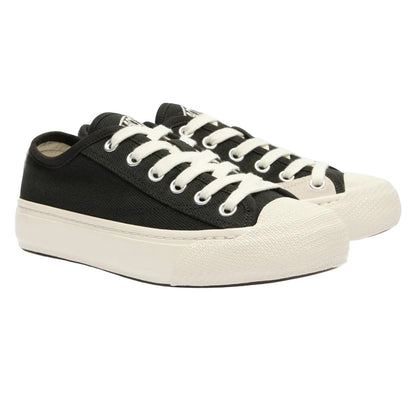 Black-White - Front - Lacoste Womens-Ladies Backcourt 2.0 Suede Trainers