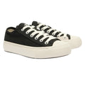 Black-White - Front - Lacoste Unisex Adult Backcourt 2.0 Suede Trainers
