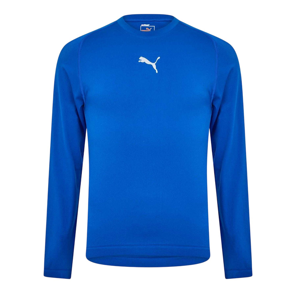 Blue - Front - Puma Mens Performance Plain Vent Athletic Shirt