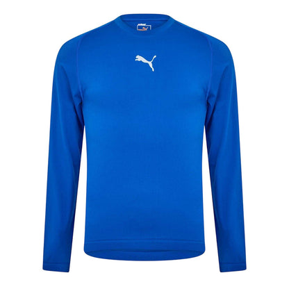 Blue - Front - Puma Mens Performance Plain Vent Athletic Shirt