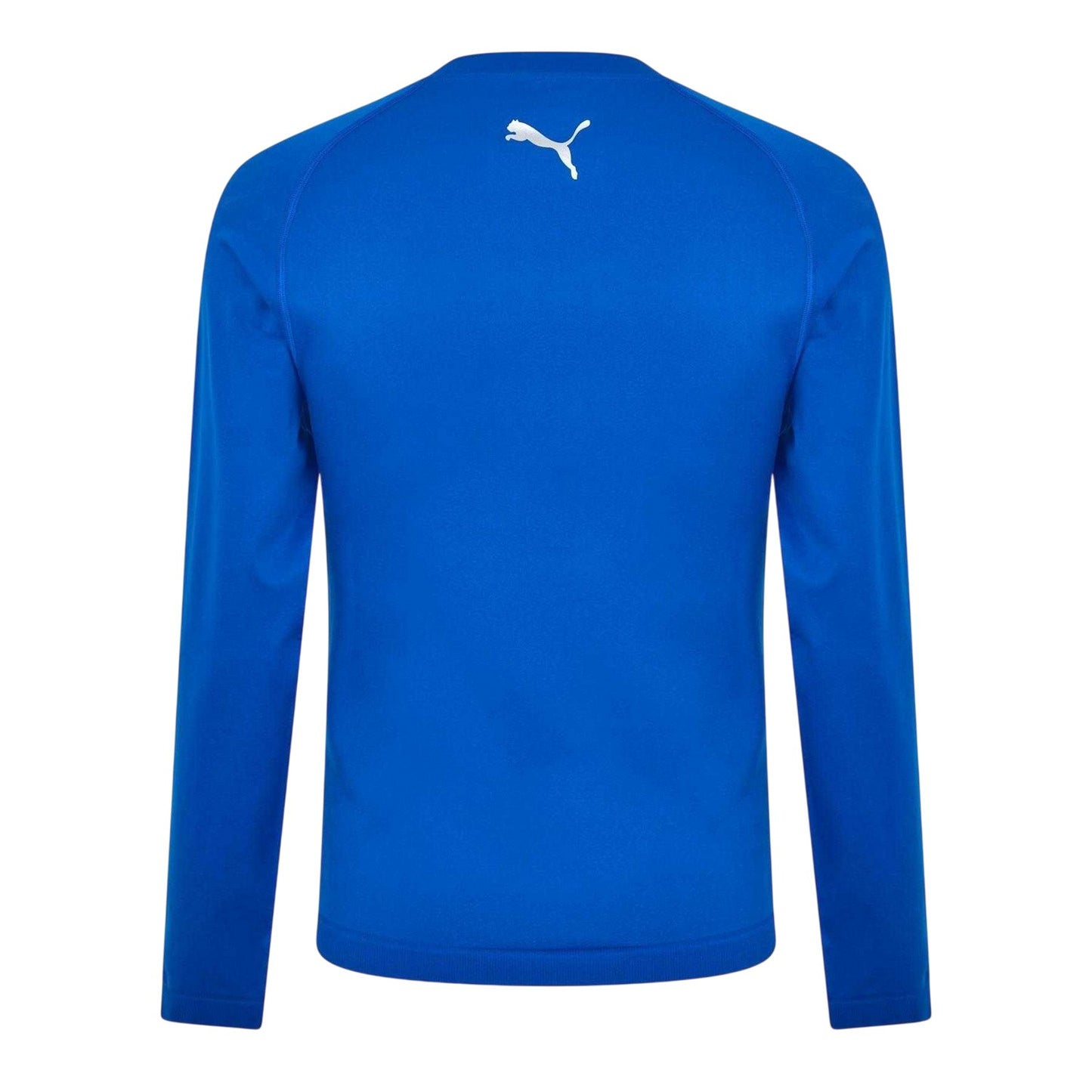 Blue - Back - Puma Mens Performance Plain Vent Athletic Shirt