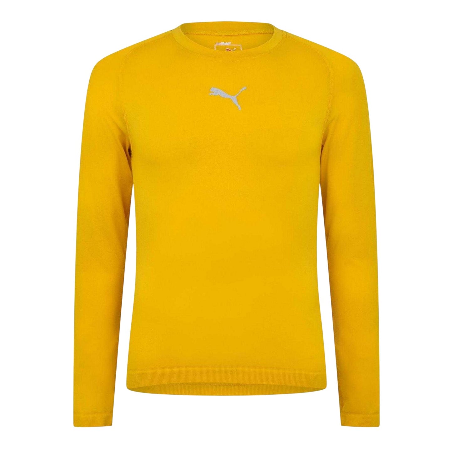 Yellow - Front - Puma Mens Performance Plain Vent Athletic Shirt