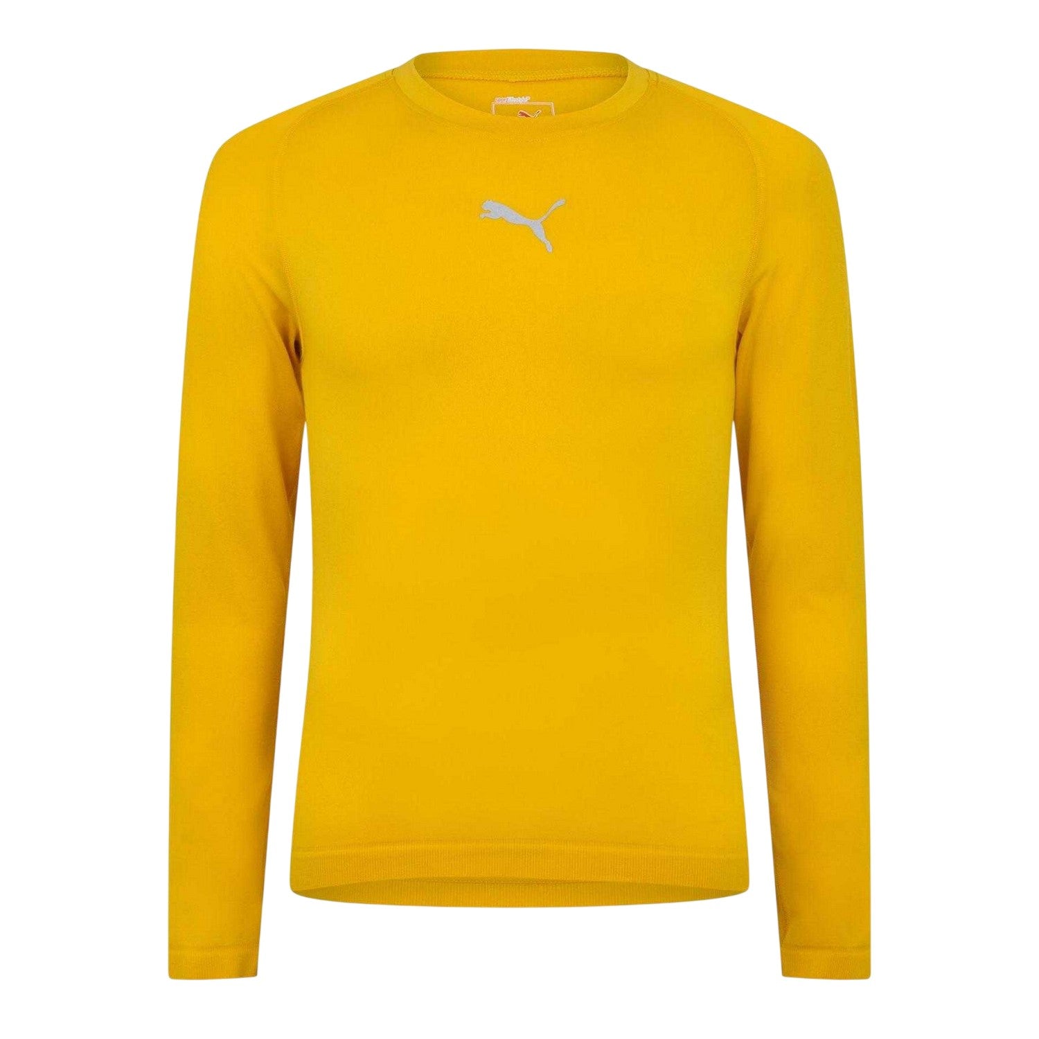 Yellow - Front - Puma Mens Performance Plain Vent Athletic Shirt