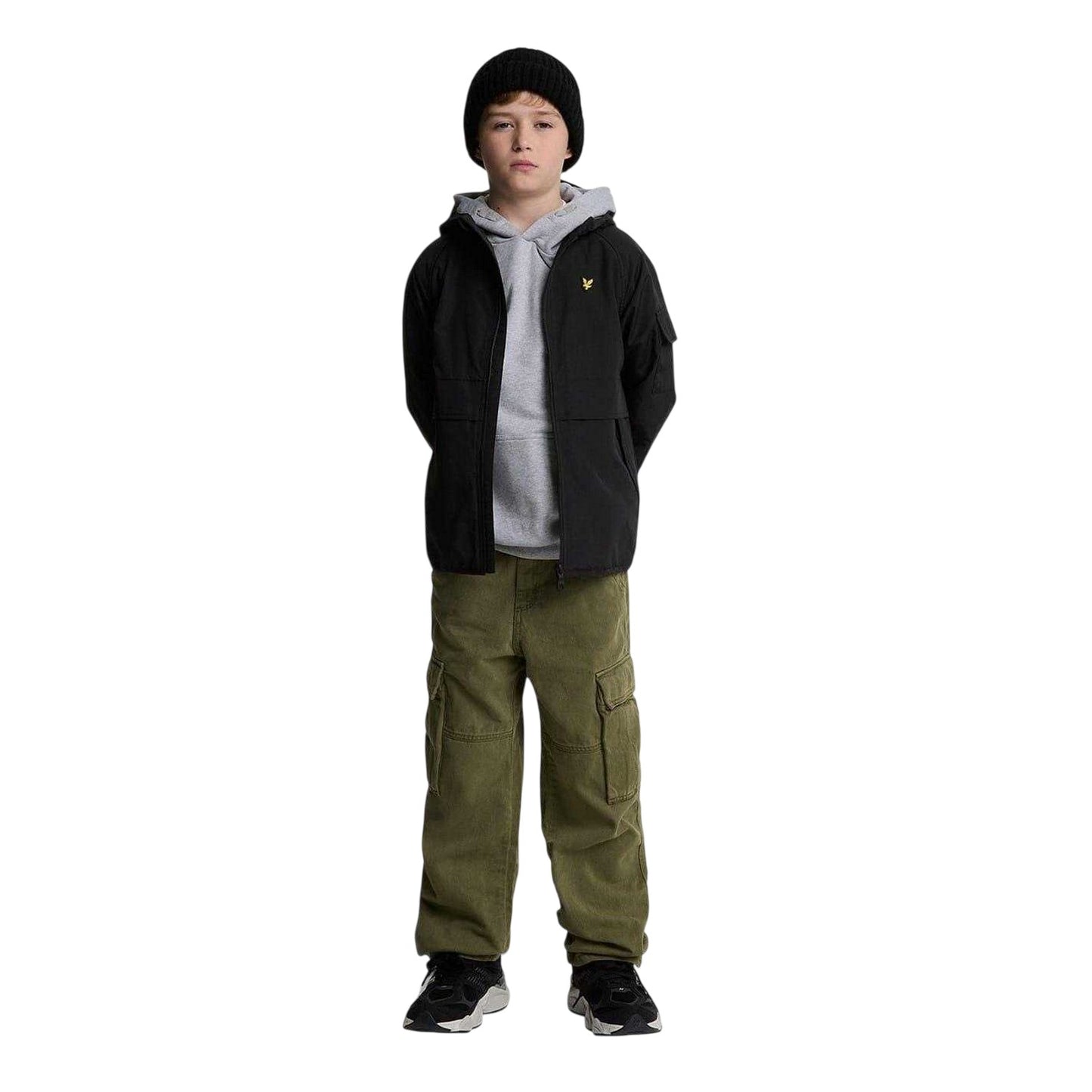 Jet Black - Side - Lyle & Scott Boys Windbreaker