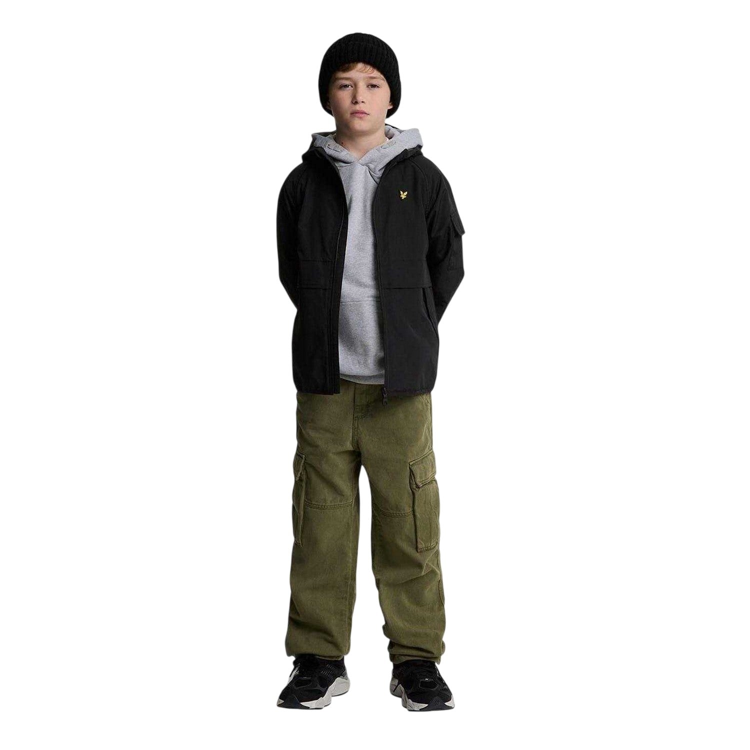 Jet Black - Side - Lyle & Scott Boys Windbreaker