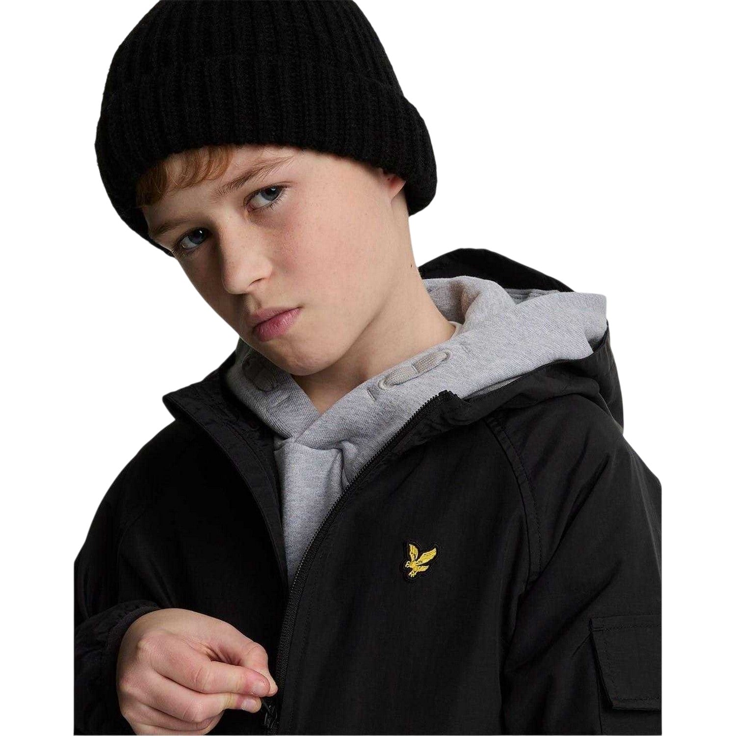 Jet Black - Lifestyle - Lyle & Scott Boys Windbreaker