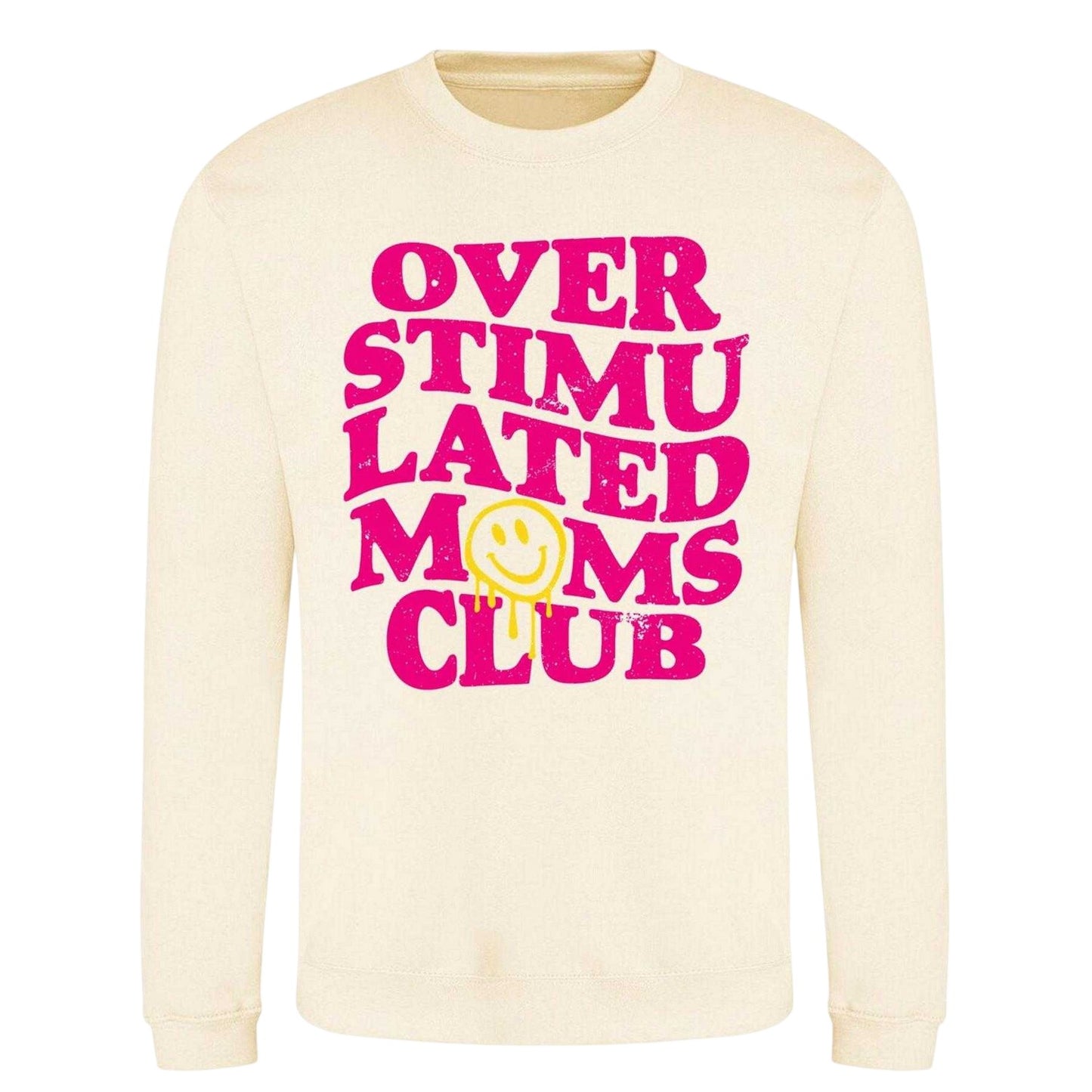 White - Front - AWD Womens-Ladies Printed Mothers Day Sweatshirt