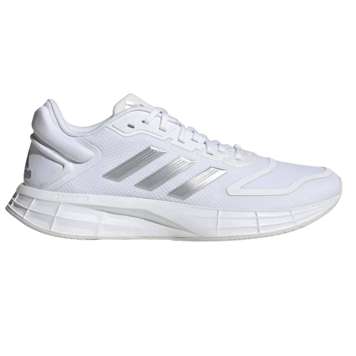 White-Grey - Lifestyle - Adidas Womens-Ladies Duramo 10 Running Shoes