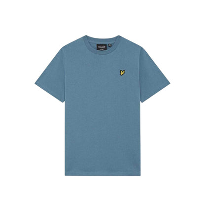 Ocean Sky - Front - Lyle & Scott Childrens-Kids Embroidered Logo Regular T-Shirt