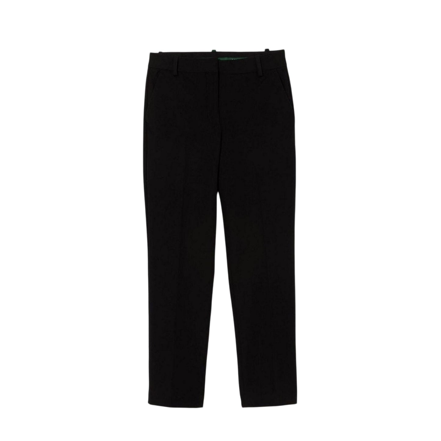 Black - Front - Lacoste Womens-Ladies Cotton Chinos