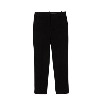 Black - Front - Lacoste Womens-Ladies Cotton Chinos
