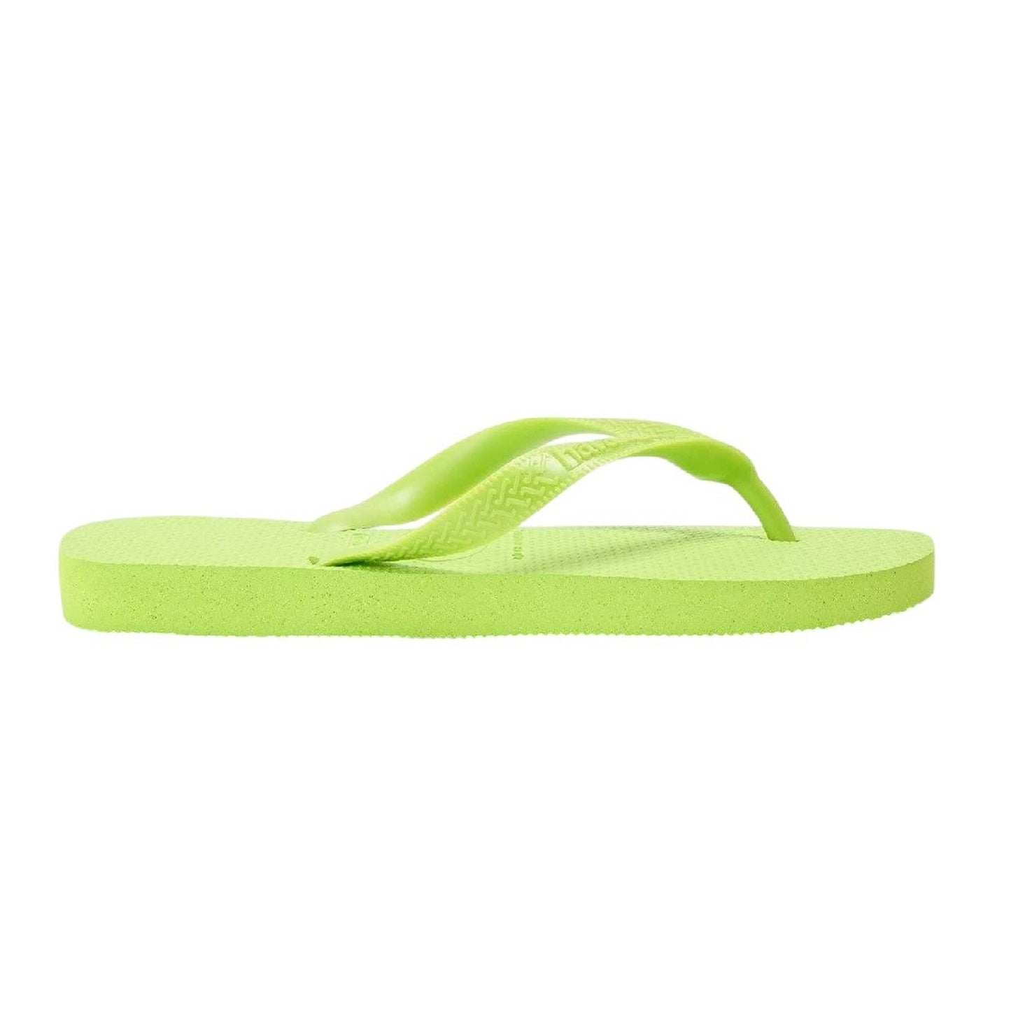 Lemon Green - Front - Havaianas Womens-Ladies Rubber Flip Flops