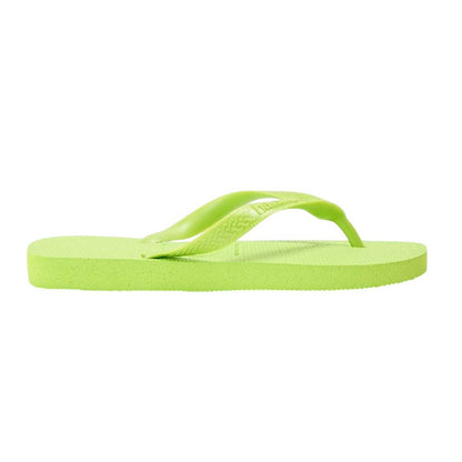 Lemon Green - Front - Havaianas Womens-Ladies Rubber Flip Flops