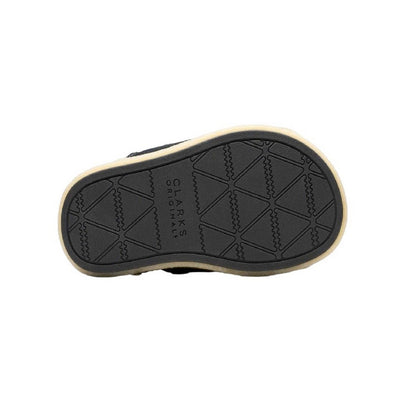 Black - Side - Clarks Originals Mens Overleigh Suede Sliders