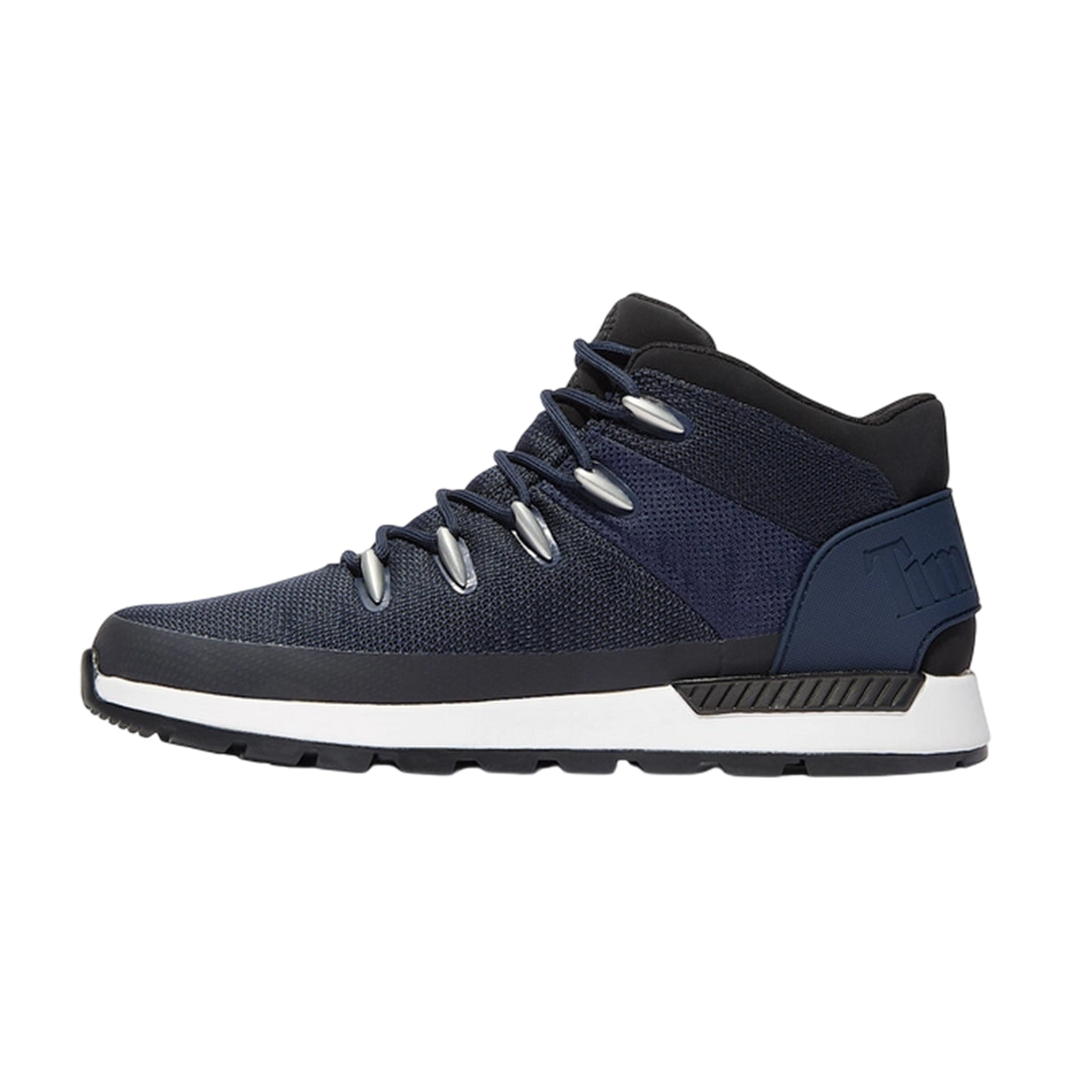 Navy - Side - Timberland Mens Trekker Leather Waterproof Hiking Boots