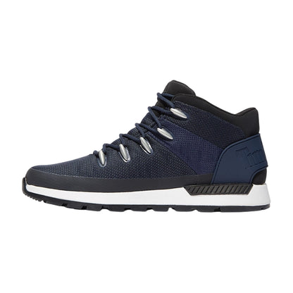 Navy - Side - Timberland Mens Trekker Leather Waterproof Hiking Boots