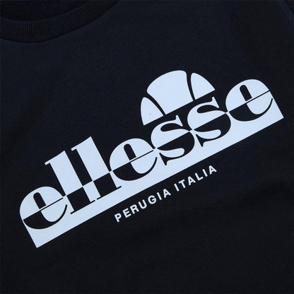Black - Side - Ellesse Mens Casual Sweatshirt