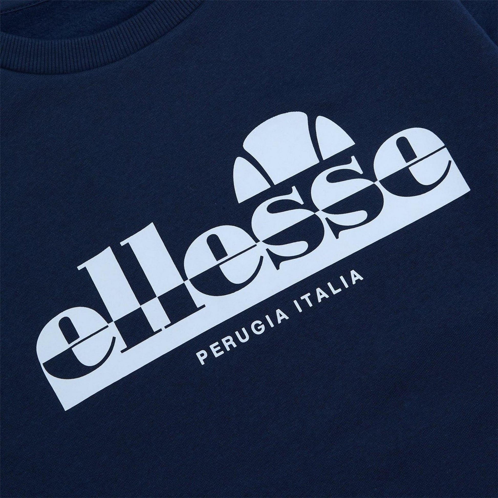Navy - Side - Ellesse Mens Casual Sweatshirt