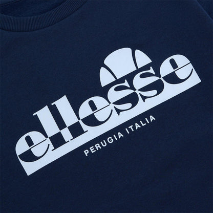 Navy - Side - Ellesse Mens Casual Sweatshirt