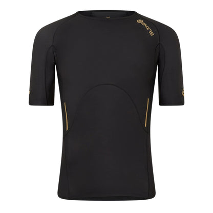 Black - Front - Skins Mens A400 Back Logo Performance Fitted Top