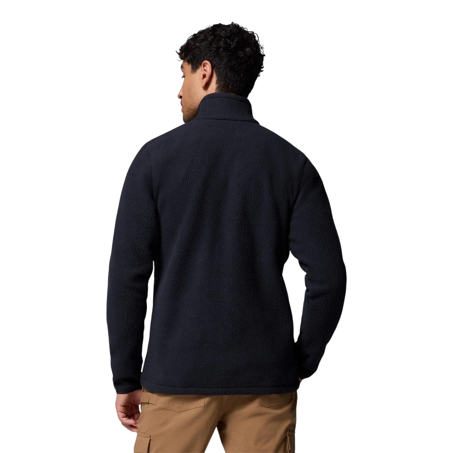 Black - Back - Columbia Mens Jasper Ridge Fleece Jacket