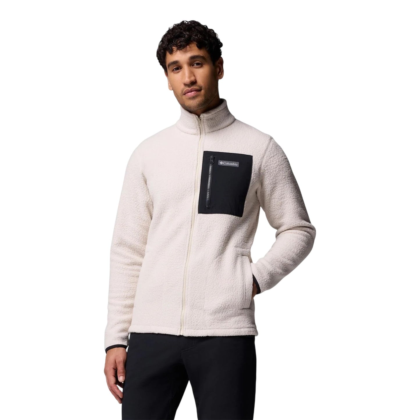 Fossil - Front - Columbia Mens Jasper Ridge Fleece Jacket