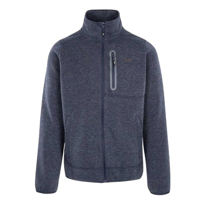 Navy - Front - Trespass Mens Farham Fleece Jacket
