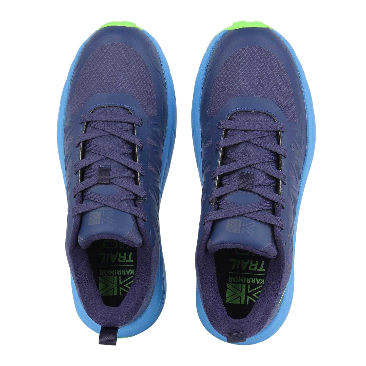 Grey Blue - Side - Karrimor Mens Caracal Waterproof Trainers