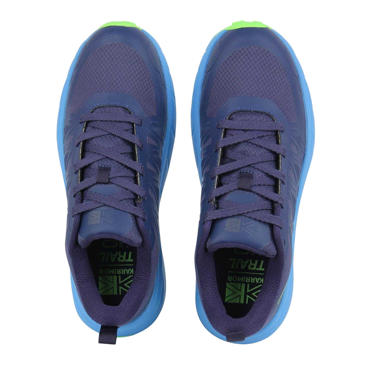 Grey Blue - Side - Karrimor Mens Caracal Waterproof Trainers
