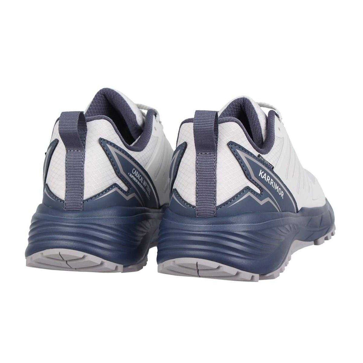 Off White-Navy - Back - Karrimor Mens Caracal Waterproof Trainers