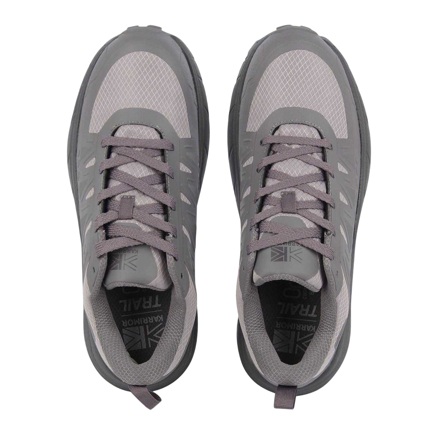 Grey - Side - Karrimor Mens Caracal Waterproof Trainers