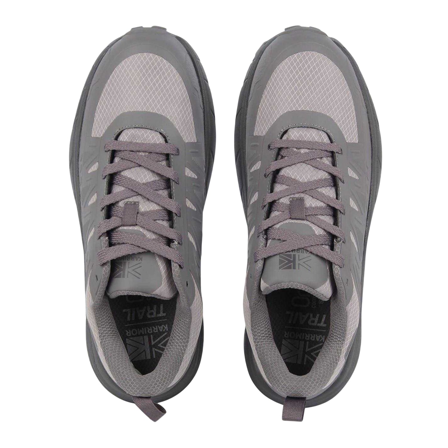 Grey - Side - Karrimor Mens Caracal Waterproof Trainers