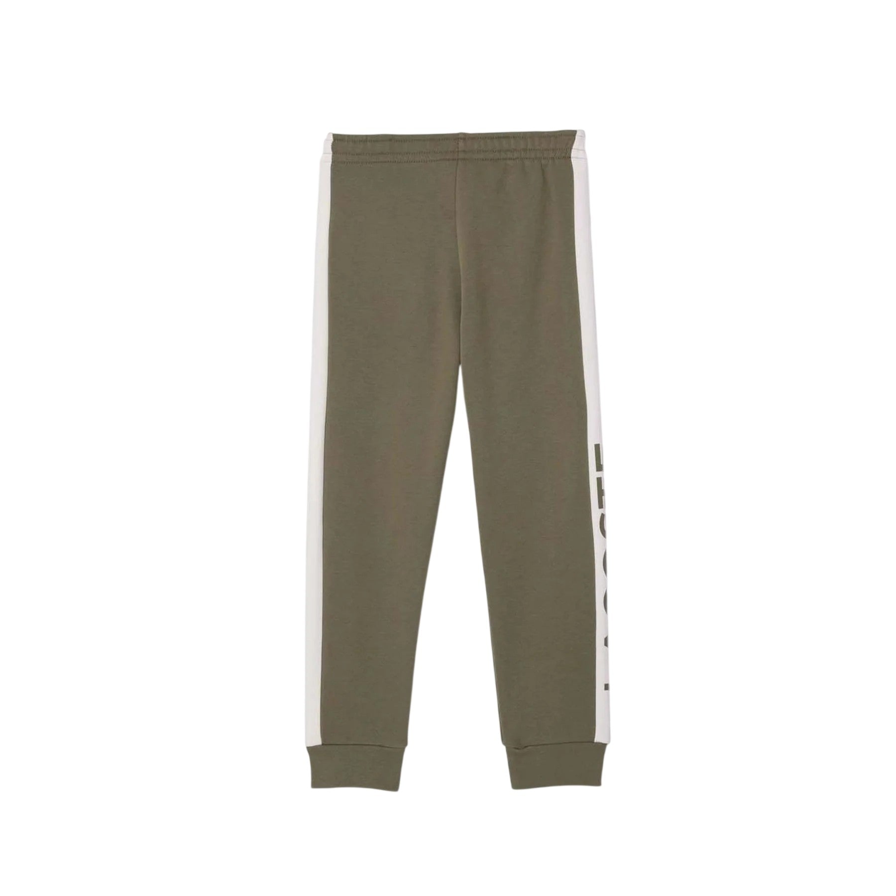 Green - Back - Lacoste Womens-Ladies Fleece Colour Block Sweatpants