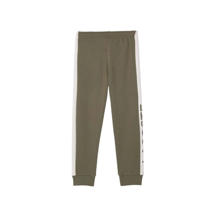 Green - Back - Lacoste Womens-Ladies Fleece Colour Block Sweatpants