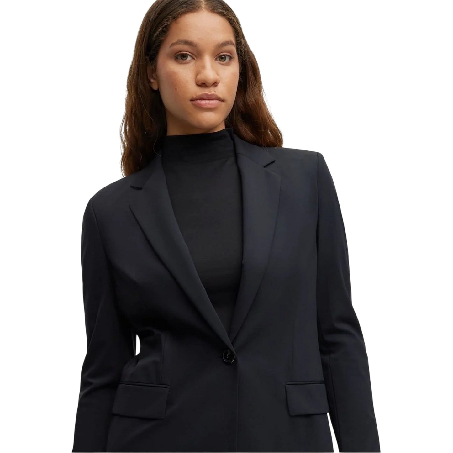 Black - Side - Boss Womens-Ladies Jernara1 Blazer