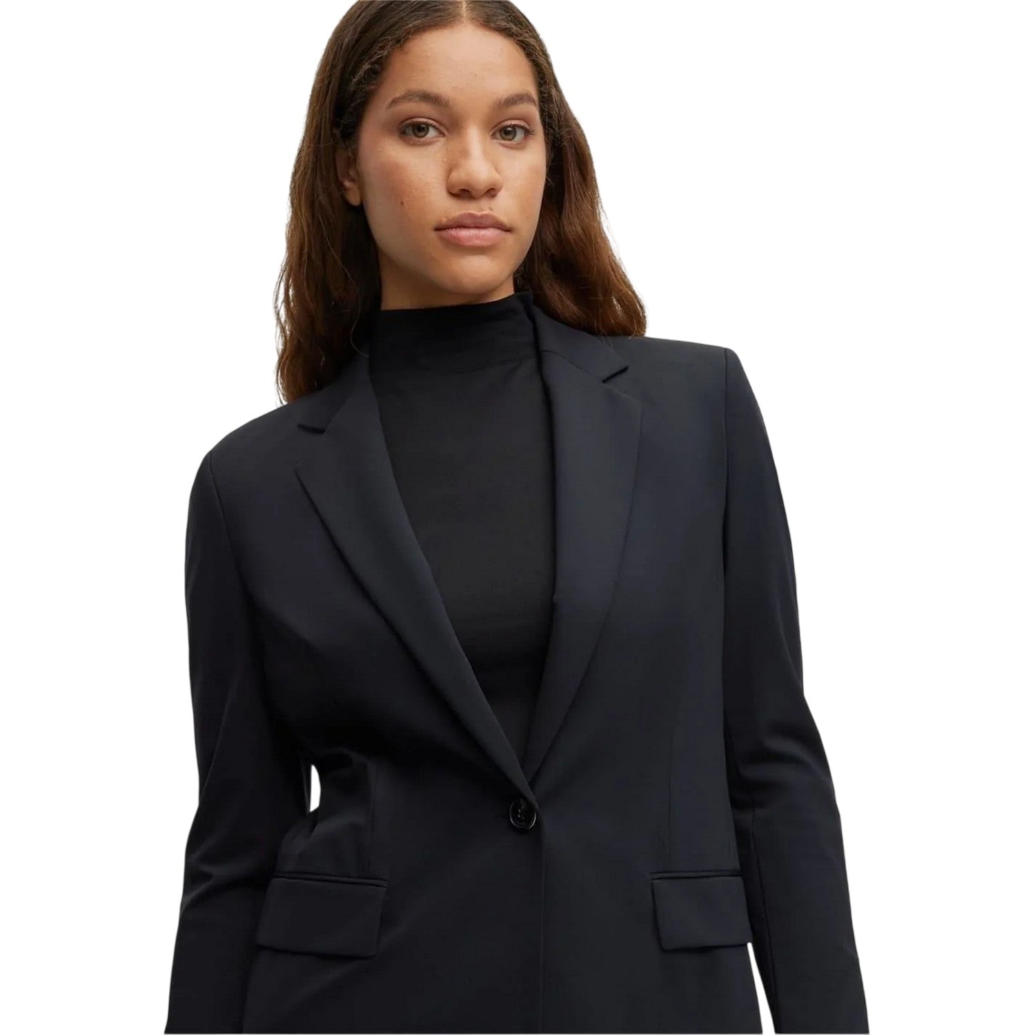 Black - Side - Boss Womens-Ladies Jernara1 Blazer