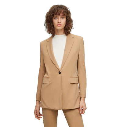 Medium Beige - Lifestyle - Boss Womens-Ladies Jernara1 Blazer