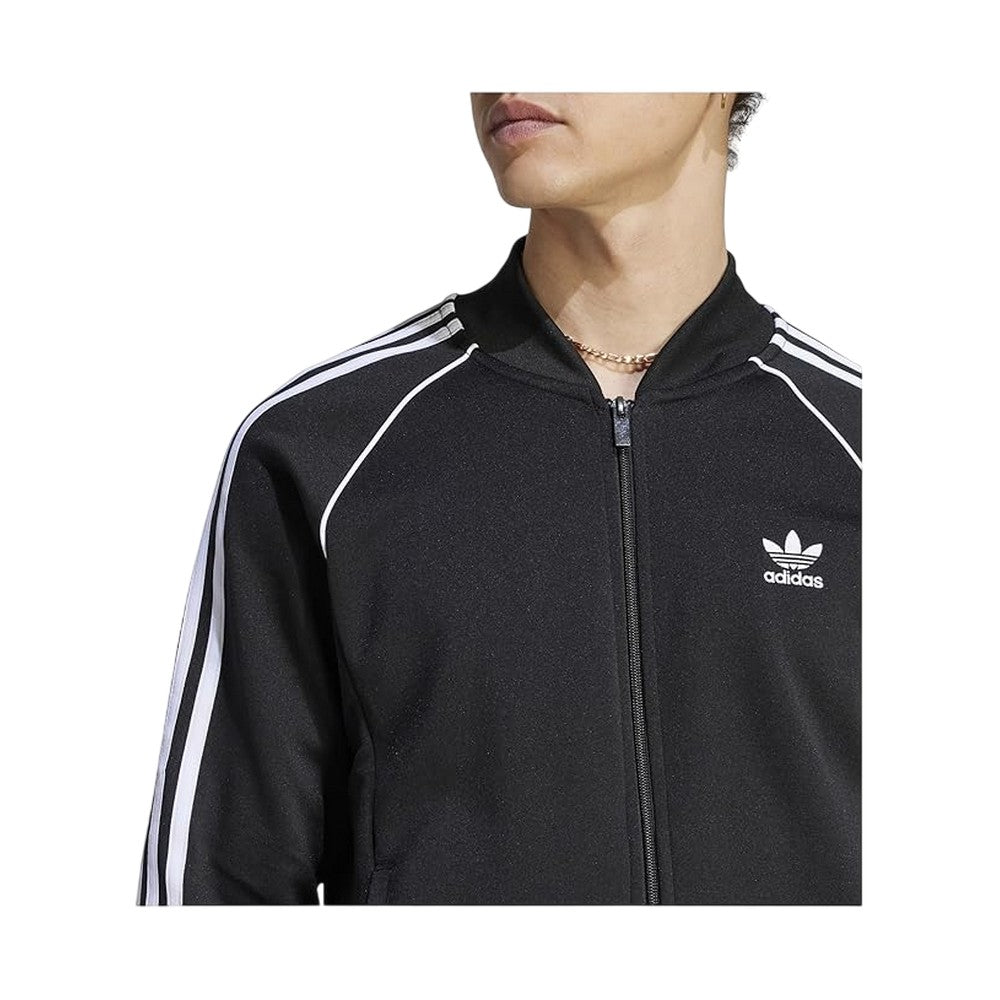 Black - Lifestyle - Adidas Mens Originals Performance Tracksuit Top