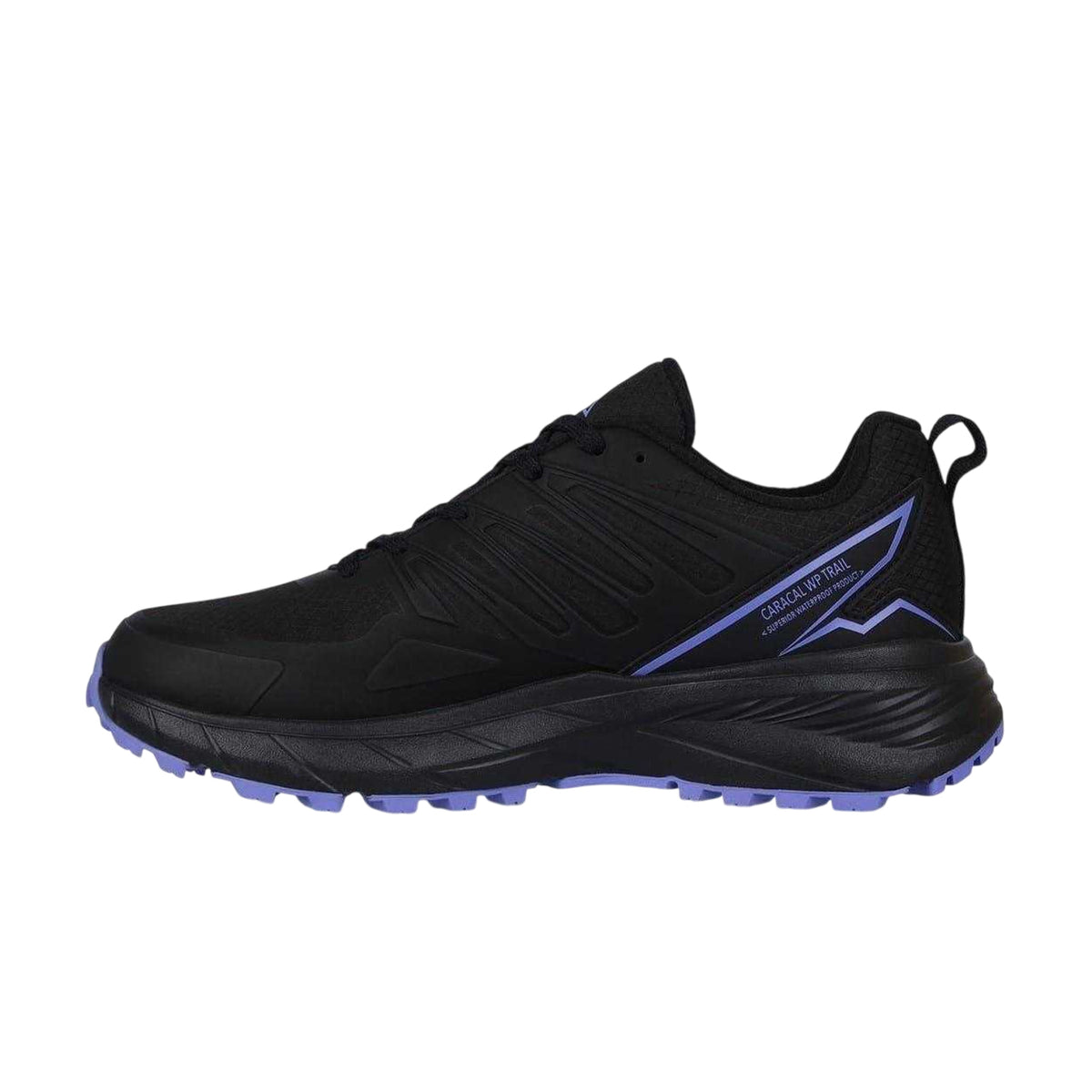 Black - Side - Karrimor Womens-Ladies Caracal Logo Waterproof Trainers