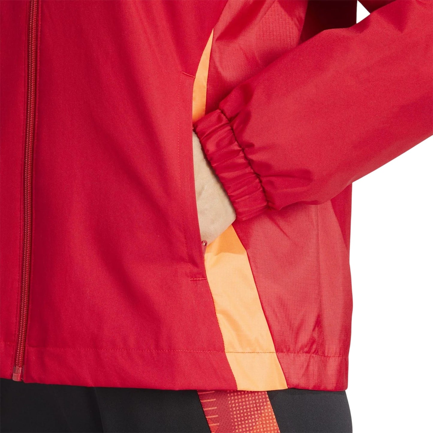Team Power Red - Side - Adidas Womens-Ladies Tiro 24 Anorak