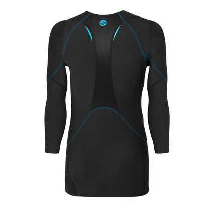 Black - Back - Skins Mens Contrast Detail Fitted Technical Top