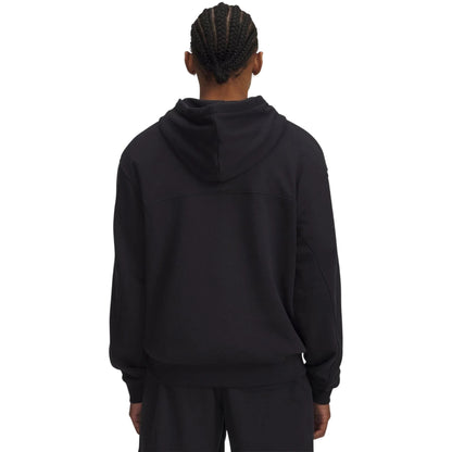 Black - Back - Under Armour Mens Rival Full Zip Hoodie
