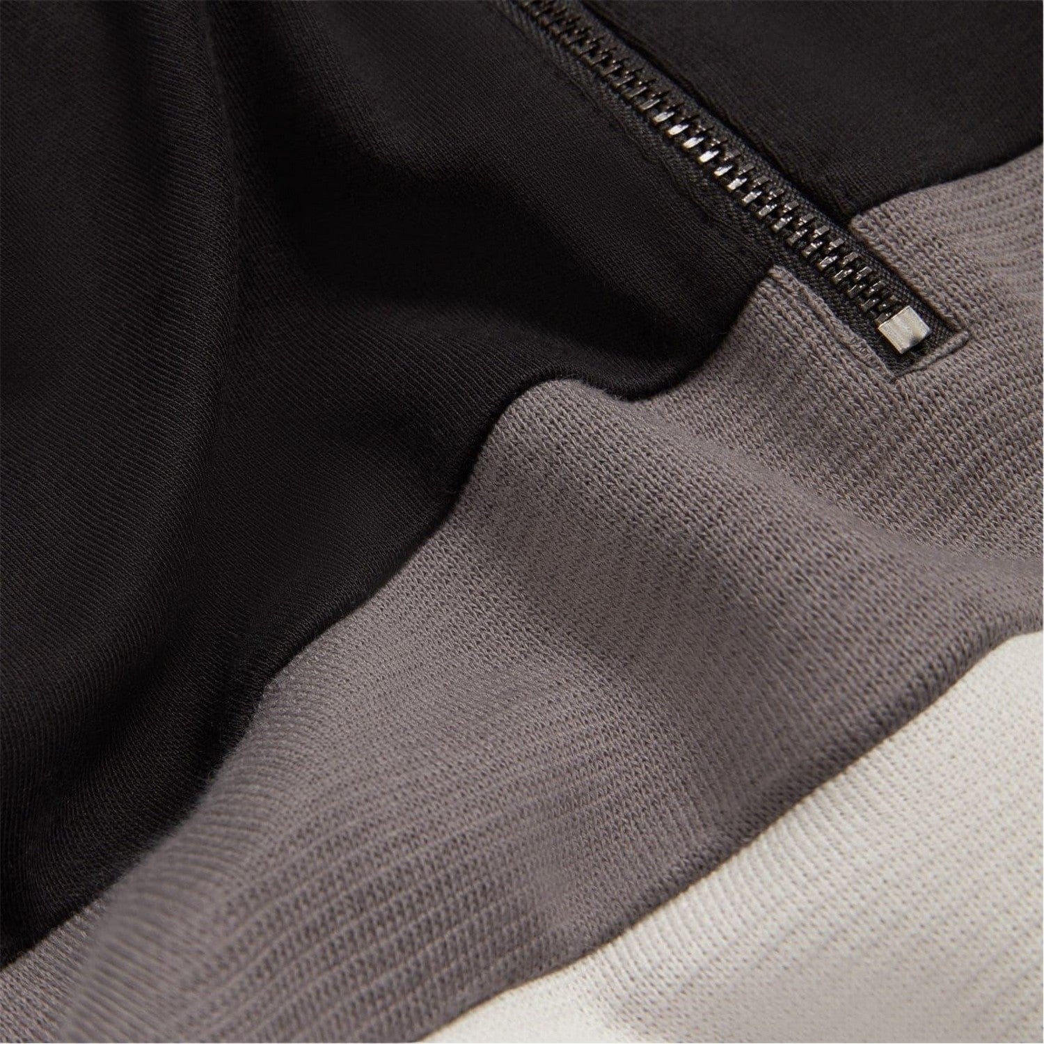 Black - Back - Ted Baker Mens Quarter Zip Fleece Top